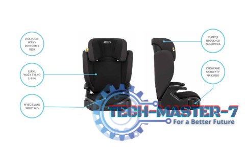 Fotelik Junior Maxi i-Size midnight Fotelik Junior Maxi i-Size midnight