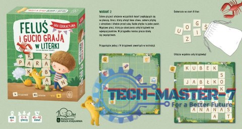 Gra Feluś i Gucio grają w literki Gra Feluś i Gucio grają w literki