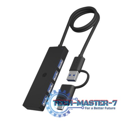 Hub IB-HUB1424-C3 4-Port USB Typ-A, złącze Typ-C/A Hub IB-HUB1424-C3 4-Port USB Typ-A, złącze Typ-C/A