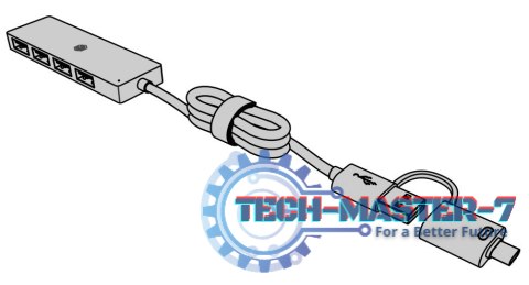 Hub IB-HUB1424-C3 4-Port USB Typ-A, złącze Typ-C/A Hub IB-HUB1424-C3 4-Port USB Typ-A, złącze Typ-C/A