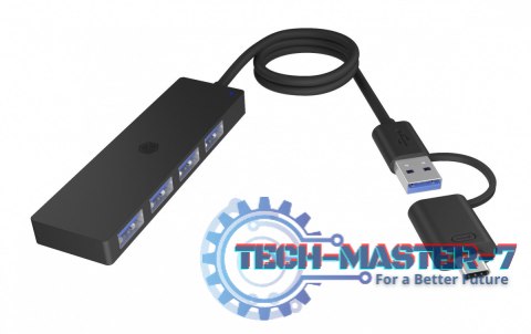 Hub IB-HUB1424-C3 4-Port USB Typ-A, złącze Typ-C/A Hub IB-HUB1424-C3 4-Port USB Typ-A, złącze Typ-C/A