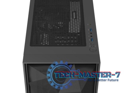 Obudowa Genesis Diaxid 605F MIDI TOWER USB-C Czarna Obudowa Genesis Diaxid 605F MIDI TOWER USB-C Czarna