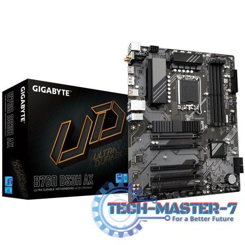 Płyta główna B760 DS3H AX s1700 4DDR5 DP/HDMI ATX