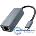 Adapter USB-C na RJ45 Ethernet | 1000Mbps | Aluminiowa obudowa