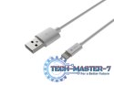 Kabel Lightning (M)->USB-A(M) 1m MFI Prati Biały