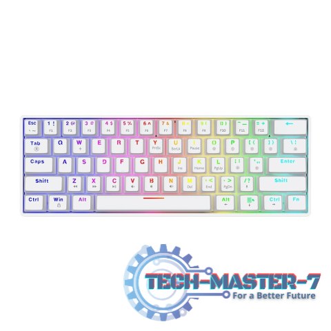 Klawiatura mechaniczna Whiteout X2, Blue Outemu, Hot Swap