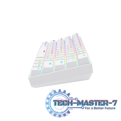 Klawiatura mechaniczna Whiteout X2, Blue Outemu, Hot Swap Klawiatura mechaniczna Whiteout X2, Blue Outemu, Hot Swap