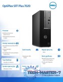 Komputer Optiplex Plus SFF/Core i7-14700/16GB/512GB SSD/Integrated/WLAN + BT/Wireless Kb & Mouse/260W/W11Pro/vPro