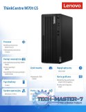 Komputer ThinkCentre M70t G5 Tower 12U60001PB W11Pro i5-14400/16GB/512GB/INT/DVD/3YRS OS