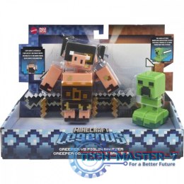 Zestaw figurek Minecraft Legends Creeper vs Piglin
