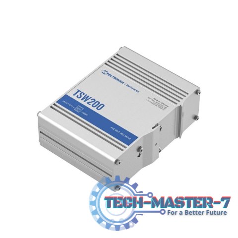 Przełącznik przemysłowy TSW200 2xSFP 8xGigabit Ethernet 8xPoE+DIN Przełącznik przemysłowy TSW200 2xSFP 8xGigabit Ethernet 8xPoE+DIN