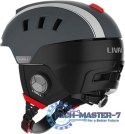 Kask narciarski Bluetooth 54-58cm Intercom/SOS szary