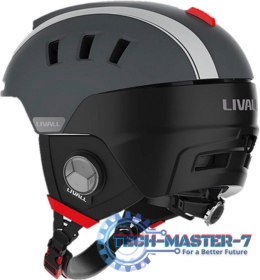 Kask narciarski Bluetooth 54-58cm Intercom/SOS szary