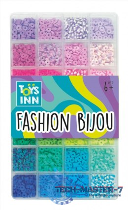 Koraliki Clay Beads mix kolorów niebieskie