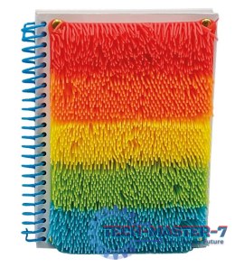 Notes sensoryczny multikolor z frędzlami