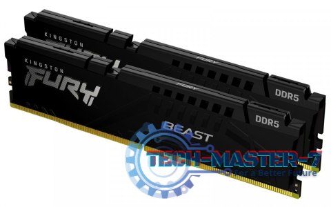 Pamięć DDR5 Fury Beast 16GB(2*8GB)/6000 CL30 XMP czarna