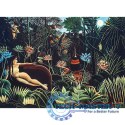 Puzzle drewniane 200 elementów Sen Henri Rosseau