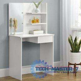 Toaletka kosmetyczna nowoczesna duże lustro półki ModernHome ModernHome