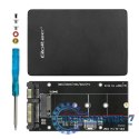 Adapter na dysk M.2 SSD | SATA NGFF do SATA III | 2TB | Super speed 6Gb/s | Czarny