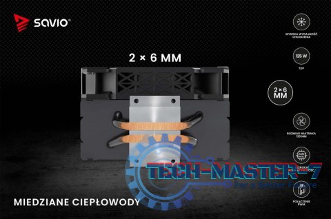 Chłodzenie procesora CPU Frost Black X2 Chłodzenie procesora CPU Frost Black X2