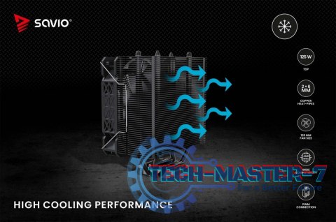 Chłodzenie procesora CPU Frost Black X2 Chłodzenie procesora CPU Frost Black X2