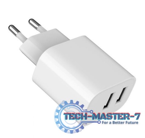Ładowarka USB-Ax2 2.4A biała Ładowarka USB-Ax2 2.4A biała
