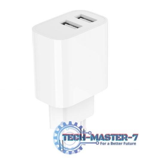 Ładowarka USB-Ax2 2.4A biała Ładowarka USB-Ax2 2.4A biała