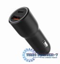 Ładowarka samochodowa USB-A/USB-C 38W PD czarna