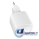 Mini-ładowarka USB-A USB-C 20W PD QC3.0 biała