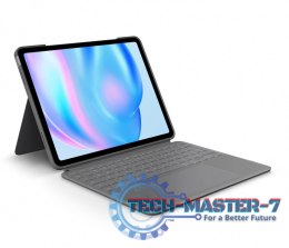 Etui z klawiaturą Combo Touch iPad Air 13 M2 US Oxford szary
