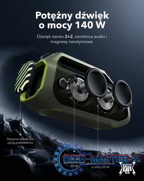 Głośnik Soundcore Boom 2 Plus Zielony Głośnik Soundcore Boom 2 Plus Zielony