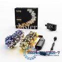Inteligentne lampki LED Cluster 400 LED AWW girlanda, 6m, IP44, czarny przewód
