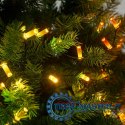Inteligentne lampki dekoracyjne Strings USB-C (Candies) 100 LED RGB, świece, zielony przewód, 6 m