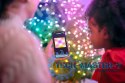 Inteligentne lampki dekoracyjne Strings USB-C (Candies) 200 LED RGB, gwiazdy, zielony przewód, 12 m
