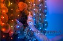 Inteligentne lampki dekoracyjne Strings USB-C (Candies) 200 LED RGB, perły, zielony przewód, 12 m