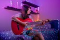 Inteligentne lampki dekoracyjne Strings USB-C (Candies) 200 LED RGB, perły, zielony przewód, 12 m