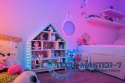 Inteligentne lampki dekoracyjne Strings USB-C (Candies) 200 LED RGB, serca, zielony przewód, 12 m