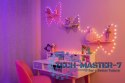 Inteligentne lampki dekoracyjne Strings USB-C (Candies) 200 LED RGB, serca, zielony przewód, 12 m