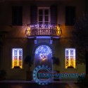 Inteligentne lampki sople Icicle 190 AWW LED, 5x0,5 m, IP44, przezroczysty przewód