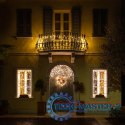 Inteligentne lampki sople Icicle 190 AWW LED, 5x0,5 m, IP44, przezroczysty przewód