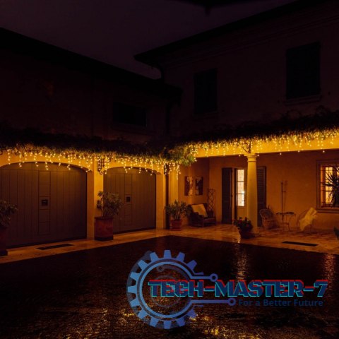 Inteligentne lampki sople Icicle 190 AWW LED, 5x0,5 m, IP44, przezroczysty przewód Inteligentne lampki sople Icicle 190 AWW LED, 5x0,5 m, IP44, przezroczysty przewód