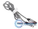 Kabel USB 2.0 TY PE-C A Male 1.0m czarno-srebrny