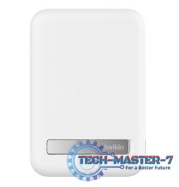 Powerbank ze standem 8000mAh Qi2 MagSafe Biały