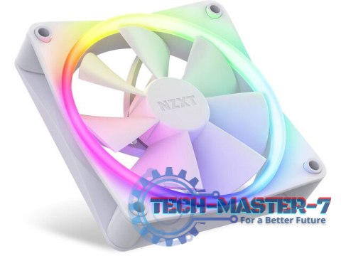 Zestaw 3 Wentylatory NZXT F120 RGB Kontroler Biały Zestaw 3 Wentylatory NZXT F120 RGB Kontroler Biały