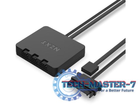 Zestaw 3 Wentylatory NZXT F120 RGB Kontroler Biały Zestaw 3 Wentylatory NZXT F120 RGB Kontroler Biały