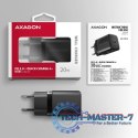 ACU-PD20 Ładowarka sieciowa PD 20W, 1x port USB-C, PD3.0/QC3.0/AFC/FCP/Apple Czarna