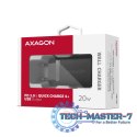 ACU-PD20 Ładowarka sieciowa PD 20W, 1x port USB-C, PD3.0/QC3.0/AFC/FCP/Apple Czarna