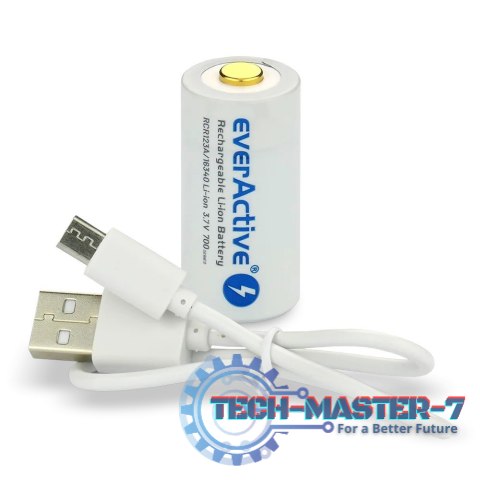 Akumulator 16340 3,7V Li-ion 700 mAh micro USB