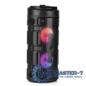 Głośnik PARTYBOX KEG BT MT3165 V2.0 Karaoke/Bluetooth 5.0+EDR/FM/MP3/MicroSD/USB/Equalizer/AUX/Jack 6.3/Pilot/Pasek/USB-C/LED/RM