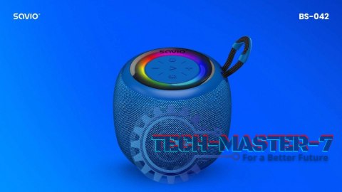 Głośnik bezprzewodowy Bluetooth 5W, BS-042, Niebieski Głośnik bezprzewodowy Bluetooth 5W, BS-042, Niebieski